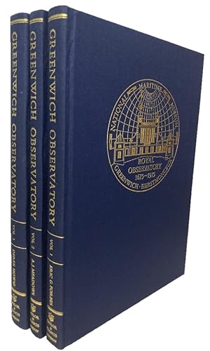 Bild des Verkufers fr GREENWICH OBSERVATORY: ONE OF THREE VOLUMESE BY DIFFERENT AUTHORS TELLING THE STORY OF BRITAIN'S OLDEST SCIENTIFIC INSTITUTION THE ROYAL OBSERVATORY AT GREENWICH AND HERSTMONCEUX 1675-1975 (3 VOLUME SET) zum Verkauf von Easton's Books, Inc.