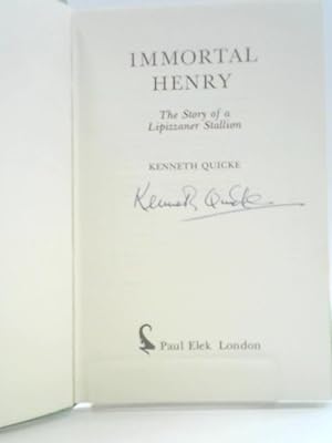 Seller image for Immortal Henry for sale by World of Rare Books