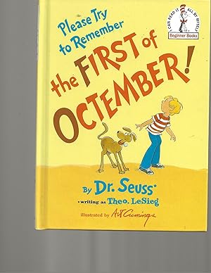 Bild des Verkufers fr Please Try to Remember the First of Octember! (Beginner Books) zum Verkauf von TuosistBook