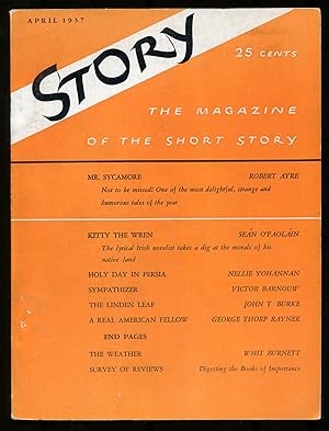 Bild des Verkufers fr Story: The Magazine of the Short Story - Vol. X, No. 57. April, 1937 zum Verkauf von Between the Covers-Rare Books, Inc. ABAA
