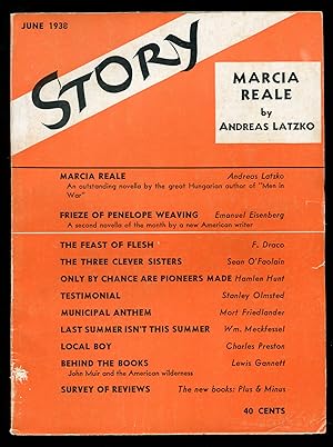 Bild des Verkufers fr Story: The Magazine of the Short Story - Vol. XII, No. 71. June, 1938 zum Verkauf von Between the Covers-Rare Books, Inc. ABAA