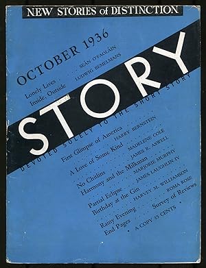 Bild des Verkufers fr Story: Devoted Soley to the Short Story - Vol. IX, No. 51. October, 1936 zum Verkauf von Between the Covers-Rare Books, Inc. ABAA