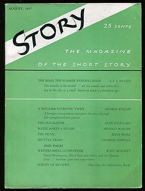Immagine del venditore per Story: The Magazine of the Short Story - Vol. XI, No. 61. August, 1937 venduto da Between the Covers-Rare Books, Inc. ABAA