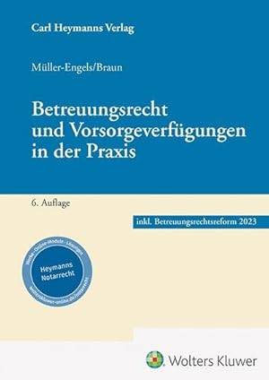 Seller image for Betreuungsrecht und Vorsorgeverfgungen in der Praxis for sale by Wegmann1855