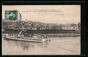 Carte postale Issy-les-Moulineaux, Le Tir aux Pigeons de l`Ile Séguin