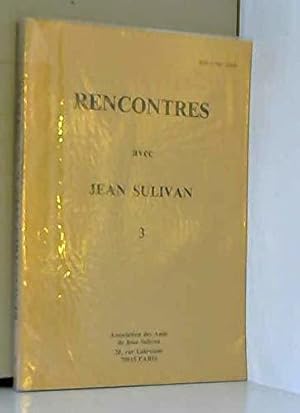 Bild des Verkufers fr Rencontres avec Jean Sulivan zum Verkauf von JLG_livres anciens et modernes