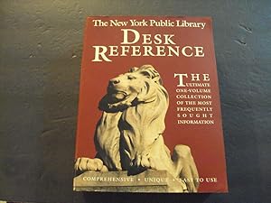 Seller image for New York Library Desk Reference sc Paul Fargis 1989 Simon Schuster for sale by Joseph M Zunno