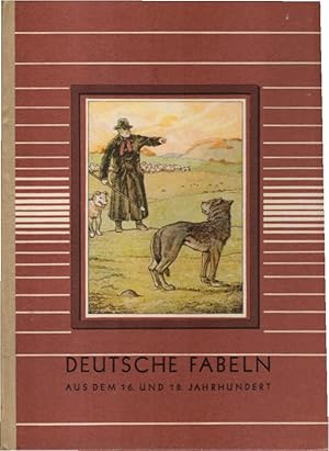 Image du vendeur pour Deutsche Fabeln aus dem 16. und 18. Jahrhundert von Luther und Lessing mis en vente par Schrmann und Kiewning GbR