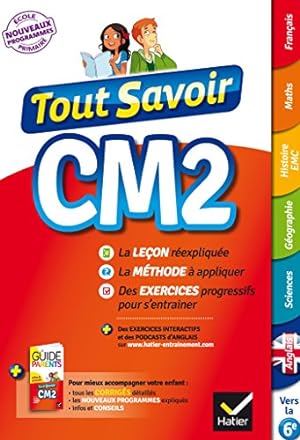 Seller image for Tout savoir.: CM2 for sale by WeBuyBooks
