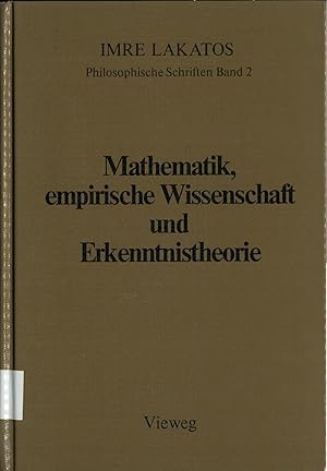 Bild des Verkufers fr Mathematik, empirische Wissenschaft und Erkenntnistheorie Philosophische Schriften Band 2 zum Verkauf von avelibro OHG