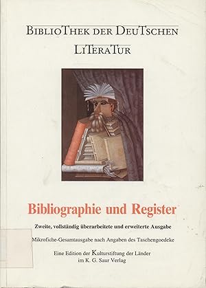 Image du vendeur pour Bibliographie und Register Bibliothek der Deutschen Literatur. Mikrofiche-Gesamtausgabe nach Angaben des Taschengoedeke mis en vente par avelibro OHG