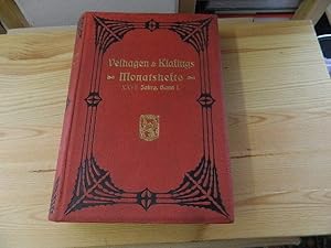 Imagen del vendedor de Velhagen & Klasings Monatshefte. XXVII. Jahrgang 1912/1913. Band 1. Heft 1-4 a la venta por Versandantiquariat Schfer