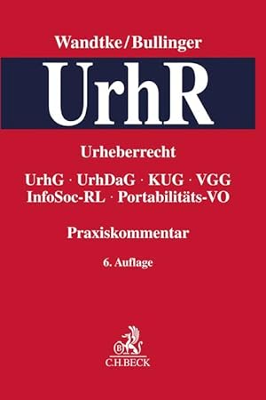 Seller image for Praxiskommentar Urheberrecht for sale by moluna