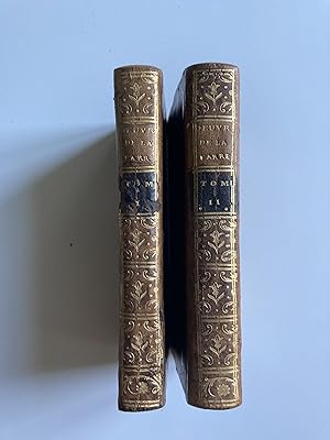 Seller image for Oeuvres. Deux tomes: Poesies et Mmoires et reflexions sur les principaux venemens du Regne de Louis XIV, & sur le caractre de ceux qui y ont eu la principale part. for sale by ShepherdsBook