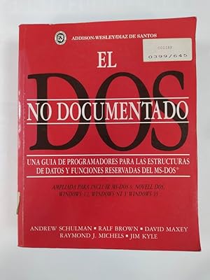 Image du vendeur pour EL DOS NO DOCUMENTADO. mis en vente par TraperaDeKlaus