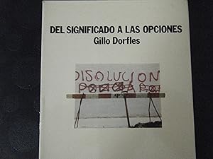 Imagen del vendedor de DEL SIGNIFICADO A LAS OPCIONES a la venta por TAHOE