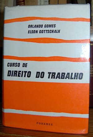 Seller image for CURSO DE DIREITO DO TRABALHO for sale by Fbula Libros (Librera Jimnez-Bravo)