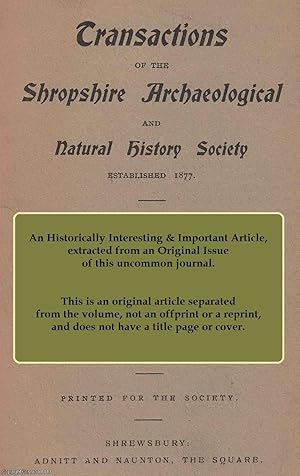 Image du vendeur pour Obituary. The Late William Phillips, F.L.S. Contains a bibliography of his writings for the Transactions. This is an original article from the Shropshire Archaeological & Natural History Society Journal, 1906. mis en vente par Cosmo Books