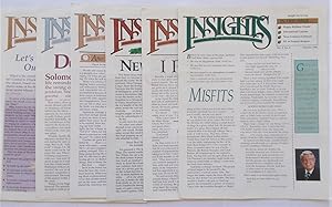 Bild des Verkufers fr Insights Newsletter: Insight for Living (Lot of 6 Issues, 1994-1995) With Inserts zum Verkauf von Bloomsbury Books