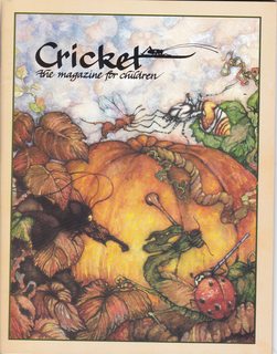 CRICKET Magazine October 1991 Volume 19 No. 2: Cover- Fall Symphony by Suzanne Hankins