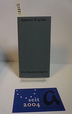 Seller image for Anatoli Kaplan: Die Radierungen 1938-1979. Werkverzeichnis. for sale by AphorismA gGmbH