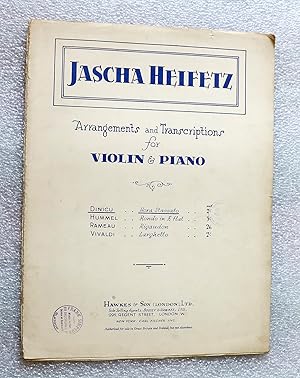 Seller image for Arrangements for Violin & Piano: Dinicu Hora Staccato: Violin and Piano Scores. for sale by Cotswold Valley Books