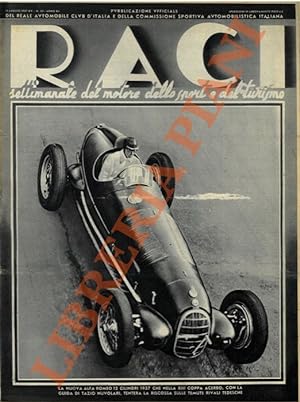 RACI. 1937. Settimanale del motore dello sport e del turismo.