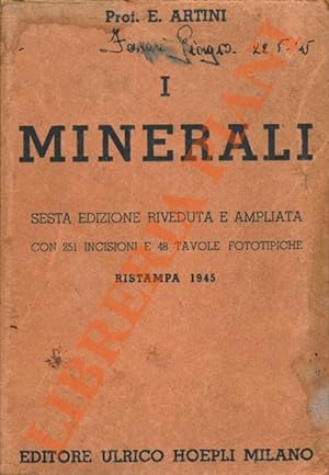 I minerali. Sesta edizione.