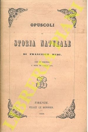 Opuscoli di storia naturale.