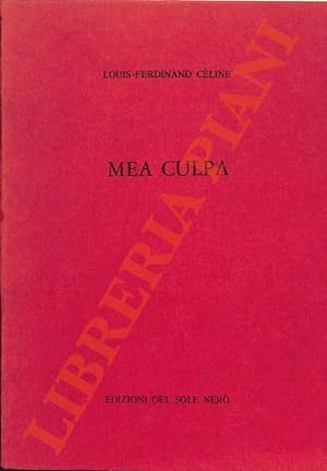 Seller image for Mea culpa. for sale by Libreria Piani