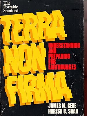 Imagen del vendedor de Terra Firma Understanding Preparing Earthquakes a la venta por Warren Hahn