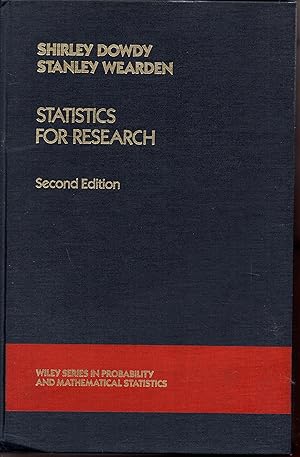 Seller image for Statistics for Research, 2nd Edition for sale by Warren Hahn