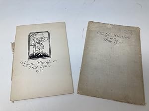 Bild des Verkufers fr THE LAURA BLACKBURN 1921 PRIZE LYRICS zum Verkauf von Aardvark Rare Books, ABAA