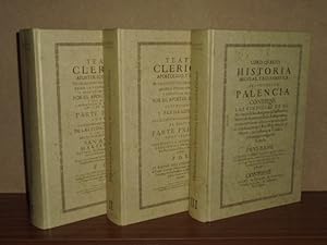 HISTORIA SECULAR Y ECLESIÁSTICA DE LA CIUDAD DE PALENCIA - I - II - III (Tres tomos)