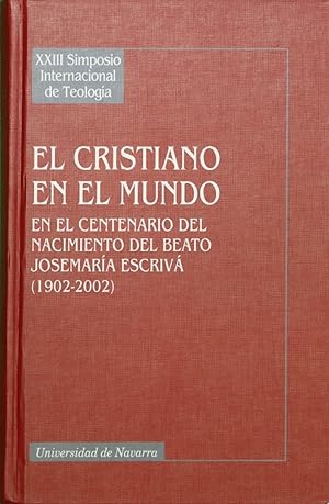 Seller image for El Cristiano en el mundo for sale by Librera Alonso Quijano