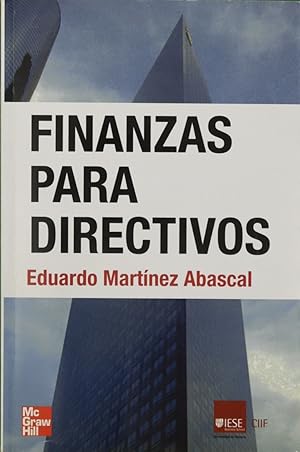 Imagen del vendedor de Finanzas para directivos a la venta por Librera Alonso Quijano