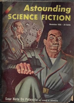 Imagen del vendedor de ASTOUNDING Science Fiction: November, Nov. 1956 ("The Naked Sun") a la venta por Books from the Crypt