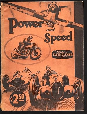 Power and Speed 1944-Floyd Clymer-Early race car & motorcycle photos-Story of the internal combus...