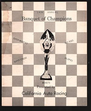 California Auto Racing-Banquet of Champions-Yearbook 1965-top driver Hot Rod-Stock Car-Modified &...