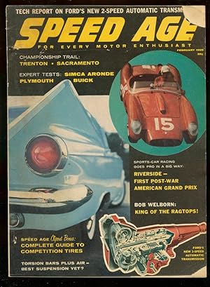 Speed Age Magazine February 1959-Ferrari Test Rossa-Jimmy Reece-Ward