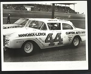 Autographed Al Tasnady #44 1957 Ford Late Model Stock Car Race Photo-about 8 x 10-signed by Al-VG