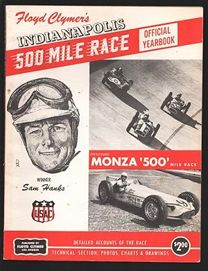 Indianapolis 500 Yearbook 1957-Clymer-Driver & car pix-RogerWward-Jimmy Bryan-stats-race results-...