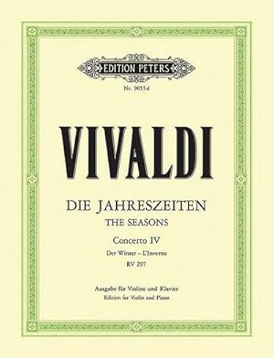 Seller image for Die vier Jahreszeiten: Konzert fr Violine, Streicher und Basso continuo f-Moll op. 8 Nr. 4 RV 297 "Der Winter" for sale by Wegmann1855