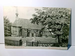 Bild des Verkufers fr Hermannsburg i. H., Peter - Pauls - Kirche. Alte Ansichtskarte s/w. gel. 1908. Gebudeansicht, Garten, Personen. zum Verkauf von ABC Versand e.K.