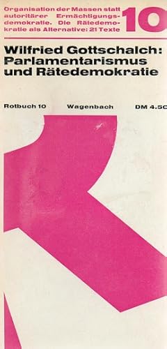 Seller image for Parlamentarismus und Rtedemokratie for sale by Schrmann und Kiewning GbR