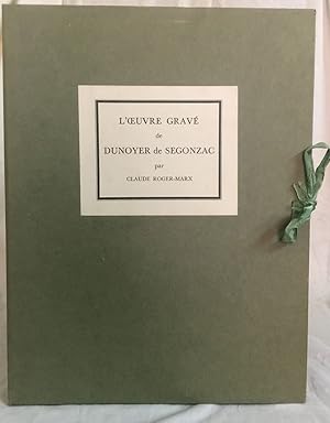 Image du vendeur pour L'Oeuvre Grav de Dunoyer de Segonzac. mis en vente par Librairie In-Quarto