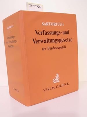 Seller image for Sartorius I Verfassungs und Verwaltungsgesetze der Bundesrepublik Deutschland (Stand November 1992) for sale by ralfs-buecherkiste