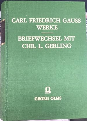 Bild des Verkufers fr Briefwechsel mit Chr. L. Gerling. zum Verkauf von Antiquariat Thomas Nonnenmacher
