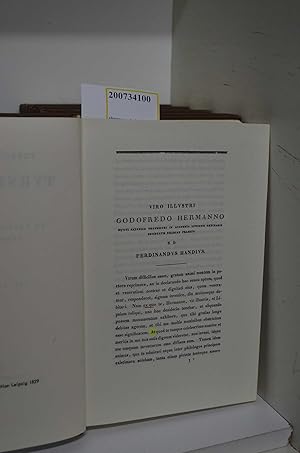 Imagen del vendedor de Ferdinandi Handii Tvrsellinvs, sev De particvlis latinis commentarii. Vol. 1-4 a la venta por ralfs-buecherkiste