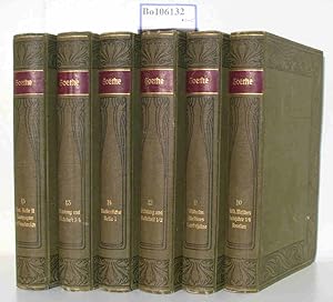 Goethes Werke unter Mitwirkung mehrerer Fachgelehrter herausgegeben von Prof.Dr. Karl Heinemann. ...